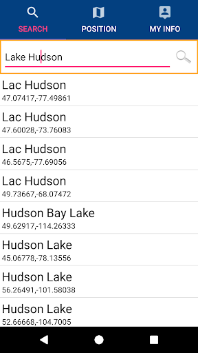 Lake Hudson GPS Map Navigator Screen 2