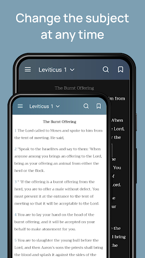 Android application NIV Bible audio version screenshort