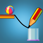 Physics draw ball puzzle