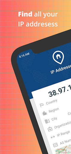 Android application What Is My IP Address screenshort