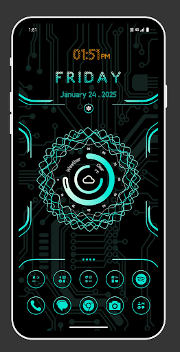 Screenshot of Tech Sphere Launcher