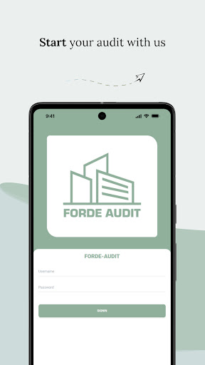 Android application Forde - Audit screenshort