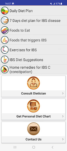 Bowel Stomach Pain & IBS Diet screenshot 1