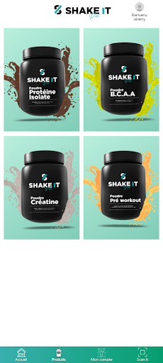 Android application Shake it prot screenshort