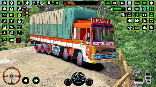 インドのトラック貨物運転手ゲーム