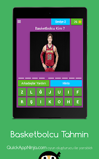 Basketbol Oyuncularu0131 Tahmin 8.1.3z APK screenshots 8