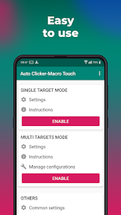 Auto Clicker-Macro Touch