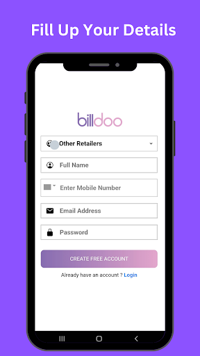 Billdoo POS Screen 2
