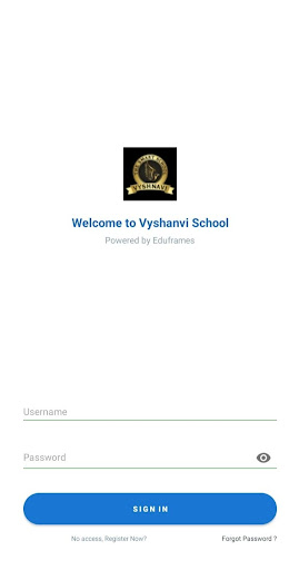 Android application Vyshanvi School screenshort