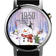 Snowman ⛄ Free Watch Face