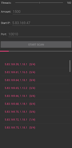 MC - Server Scanner Screen 2