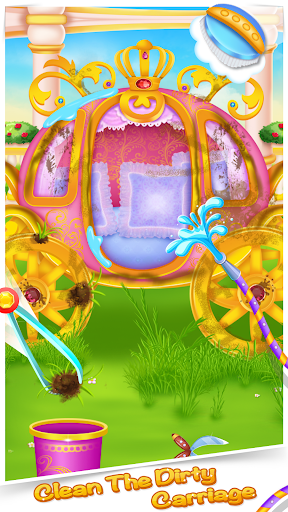 Android application Girls royal home cleanup game screenshort