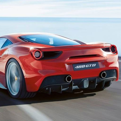 Car Simulator Ferrari 488GTB logo