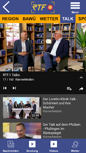 RTF1 Regional TV Screen 3