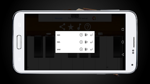 Real  Harmonium Keyboard