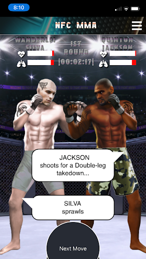 NFC MMA Simulator Screen 3