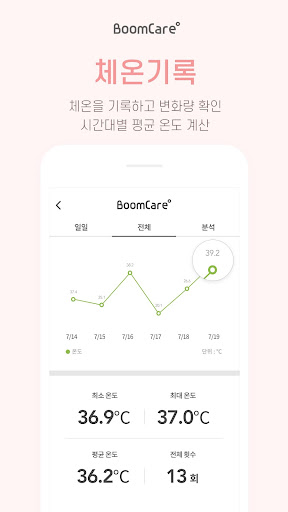 Boomcare분유 체온 수면 배변 육아
