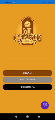 Android application Mi Chante Restaurante screenshort