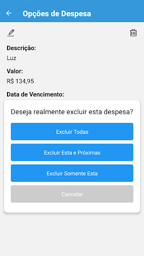 Minhas Despesas Screen 3