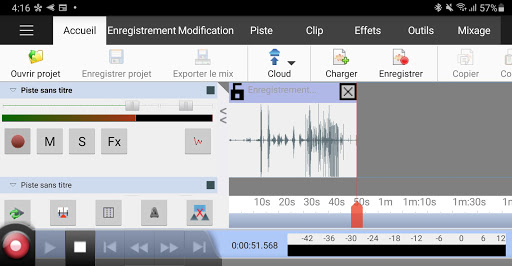 Android application MixPad - Édition Master screenshort