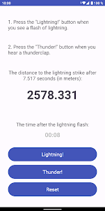 Distance to lightning