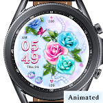Cover Image of Download Winter Color Rose_Watchface  APK