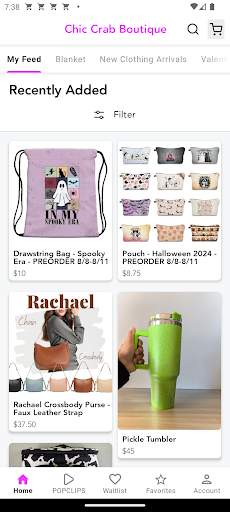 Screenshot of Chic Crab Boutique
