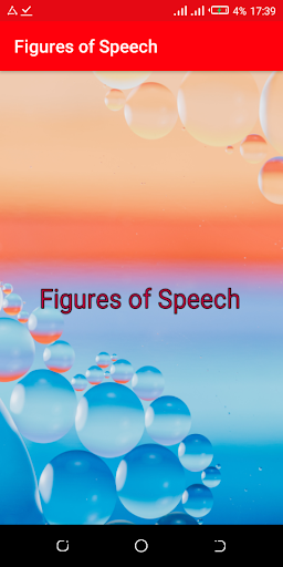 Android application Figures of Speech with Example screenshort