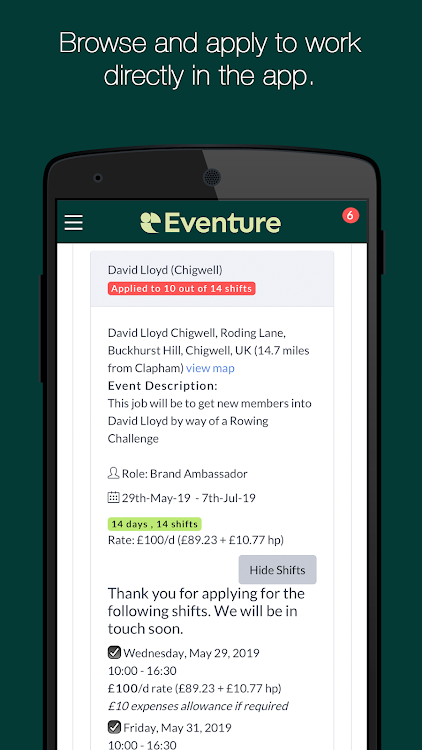 Eventure Staffing - 1.0.13 - (Android)