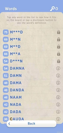 Game screenshot Words with EZ Cheats hack