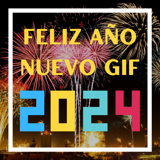 Feliz año nuevo gif 2024