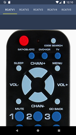 RCA TV Remote Screenshot 2 - AppWisp.com