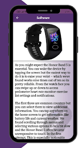 Huawei Band 5 Pro watch Guide