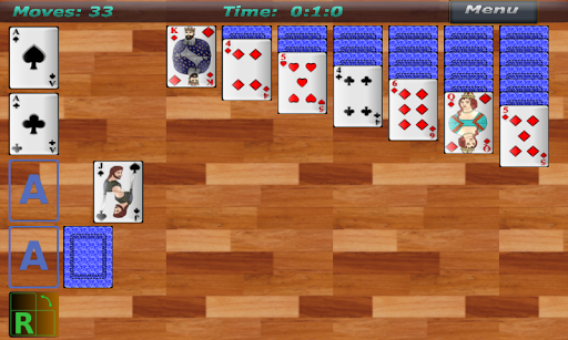 Android application Classic Solitaire HD screenshort