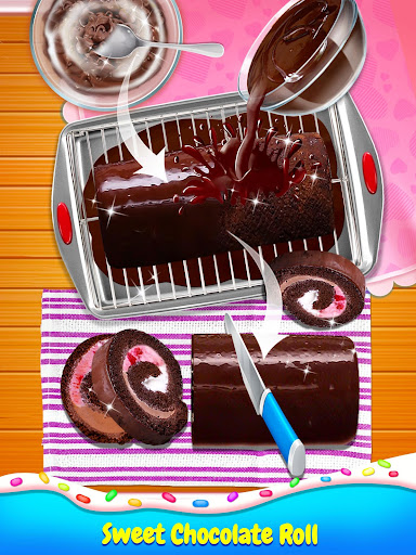 Ice Cream Cake Roll Maker - Super Sweet Desserts screenshots 10