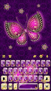 Purple Butterflies Theme Unknown