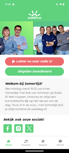 Android application Somertijd screenshort