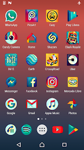 L'urlo - Screenshot del pacchetto di icone