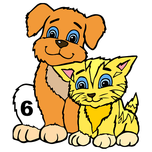 Animals Color by Number Pages  Icon