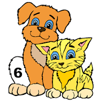 Animals Color by Number:Kids Learn Number Coloring