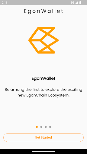 Android application EgonWallet screenshort