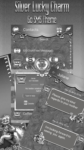 Android application Silver Lucky Sharm Go SMS them screenshort