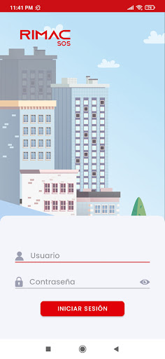 Android application RimacSOS screenshort