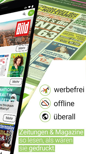 read-it: Zeitungen & Magazine Screen 2