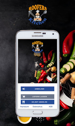 Android application Roofers Kitchen screenshort