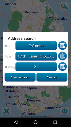 Map of Sri Lanka offline Screen 3