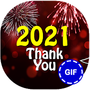 New Year Thank You GIF 5.0 Icon