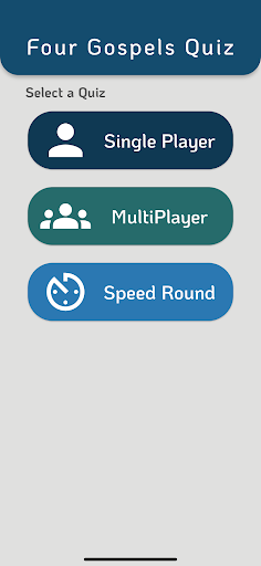 Android application Four Gospels Quiz screenshort