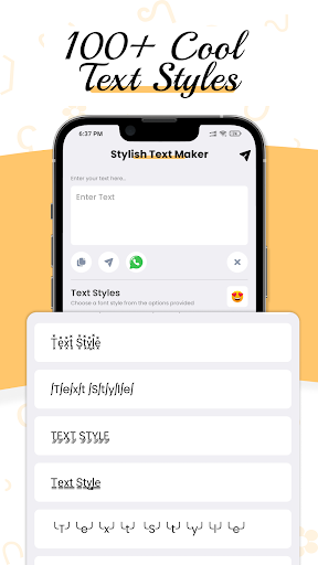 Android application Stylish Text - Cool Name Style screenshort