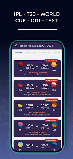 Live Cricket Score - SportLine 4